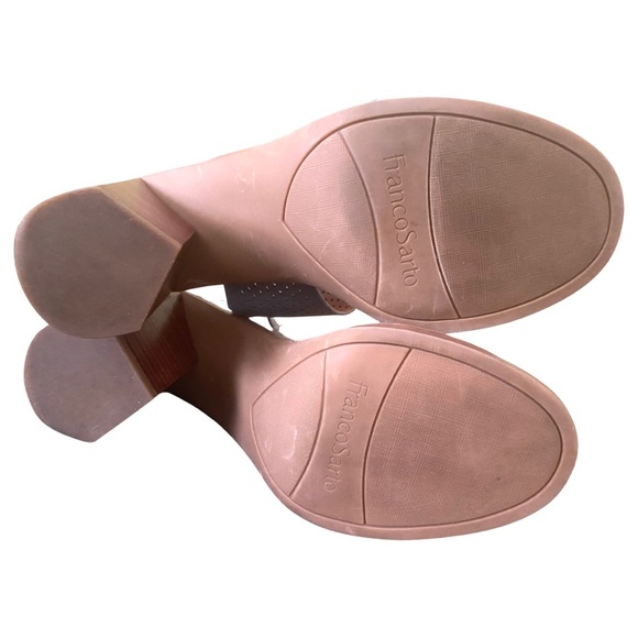 Franco Sarto Women’s Suede Sandal Size 10 Devine Grey Slingback Cut Outs - Picture 7 of 7